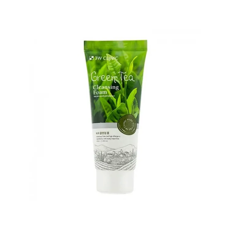green tea foam cleansing