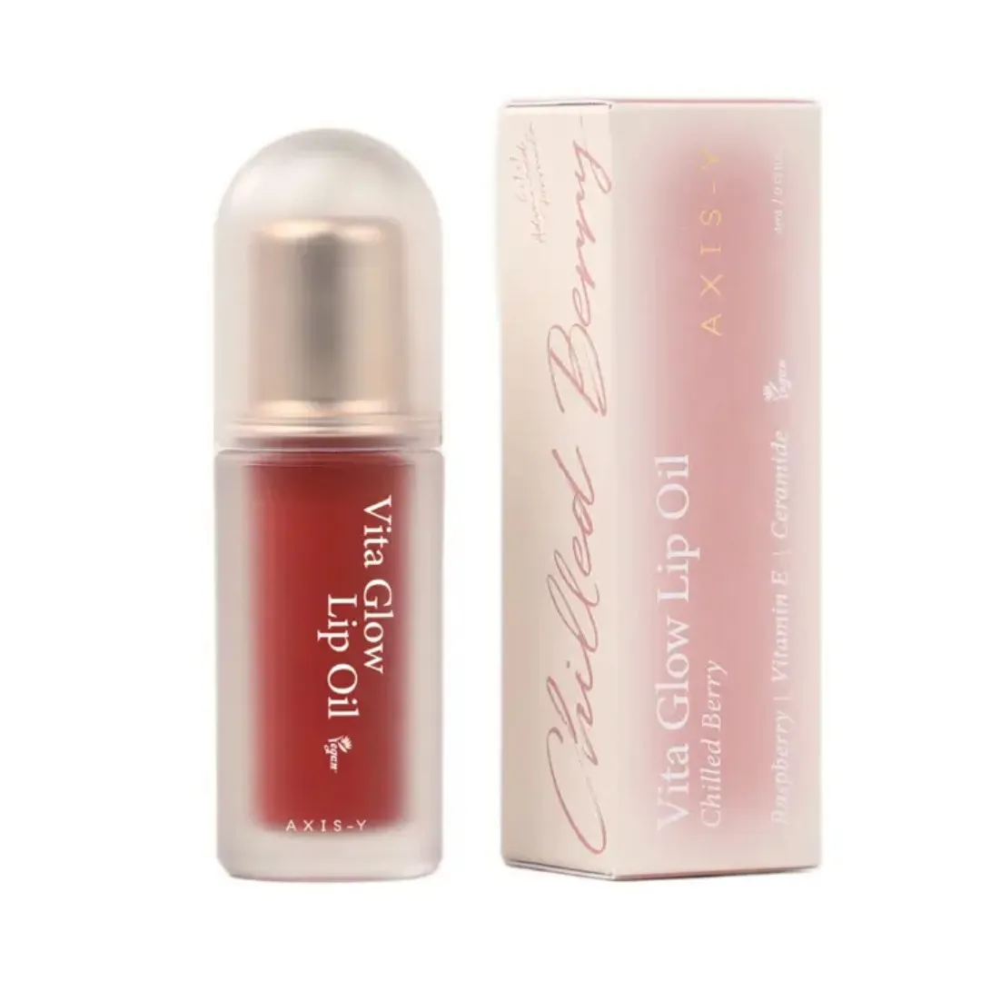 vita glow lip oil chilled berry
