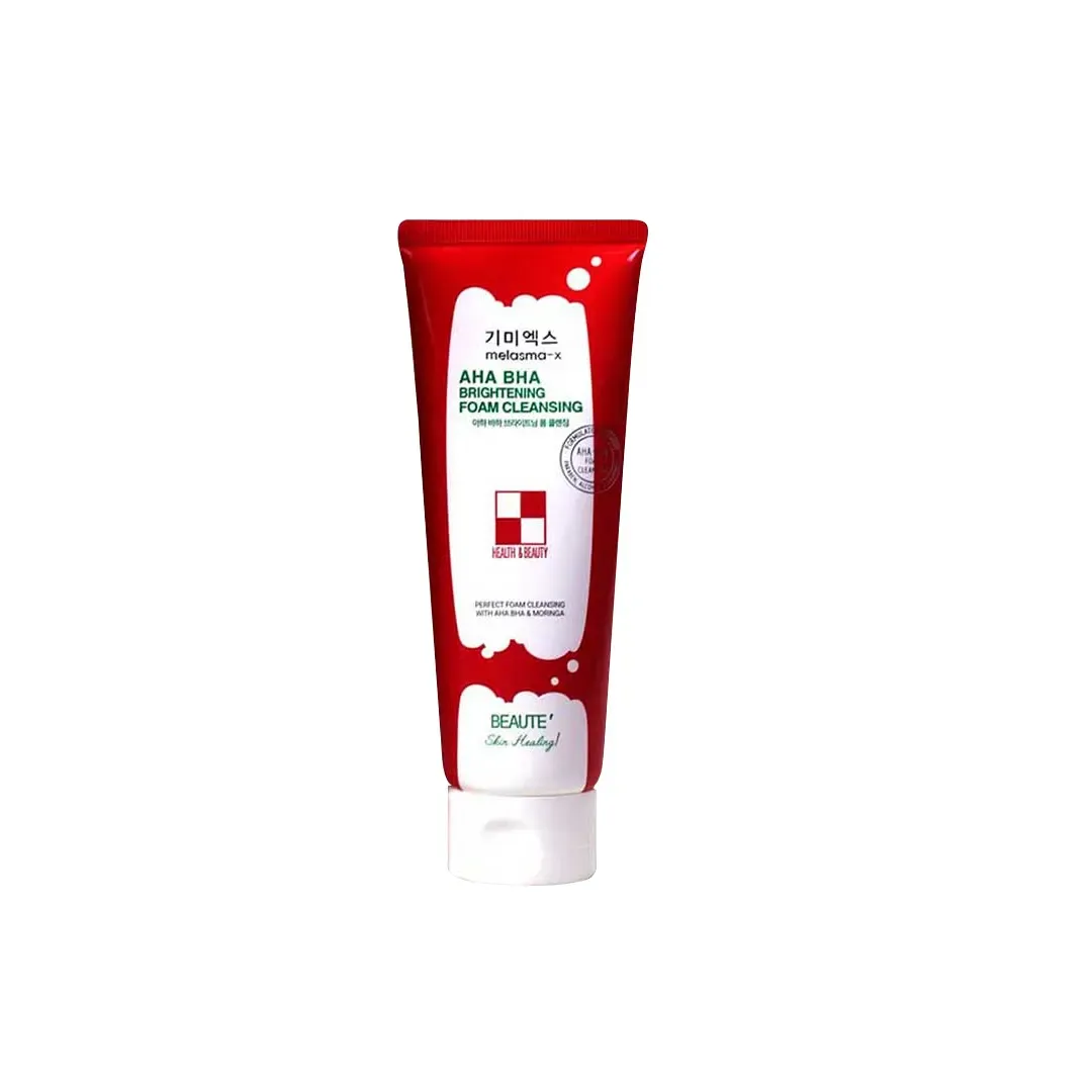 aha bha brightening foam cleansing