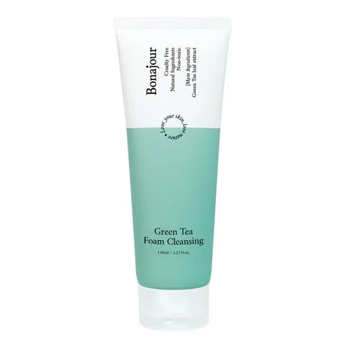 bonajour green tea foam cleansing
