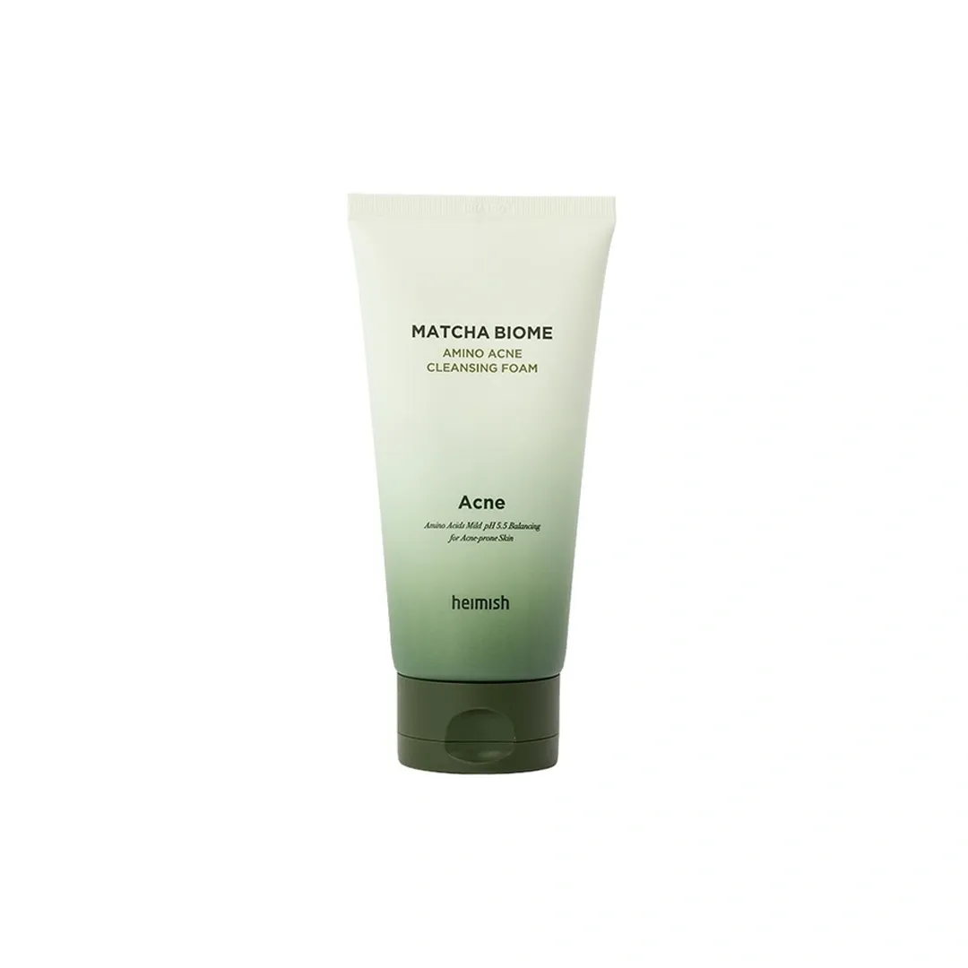matcha biome amino acne cleansing foam