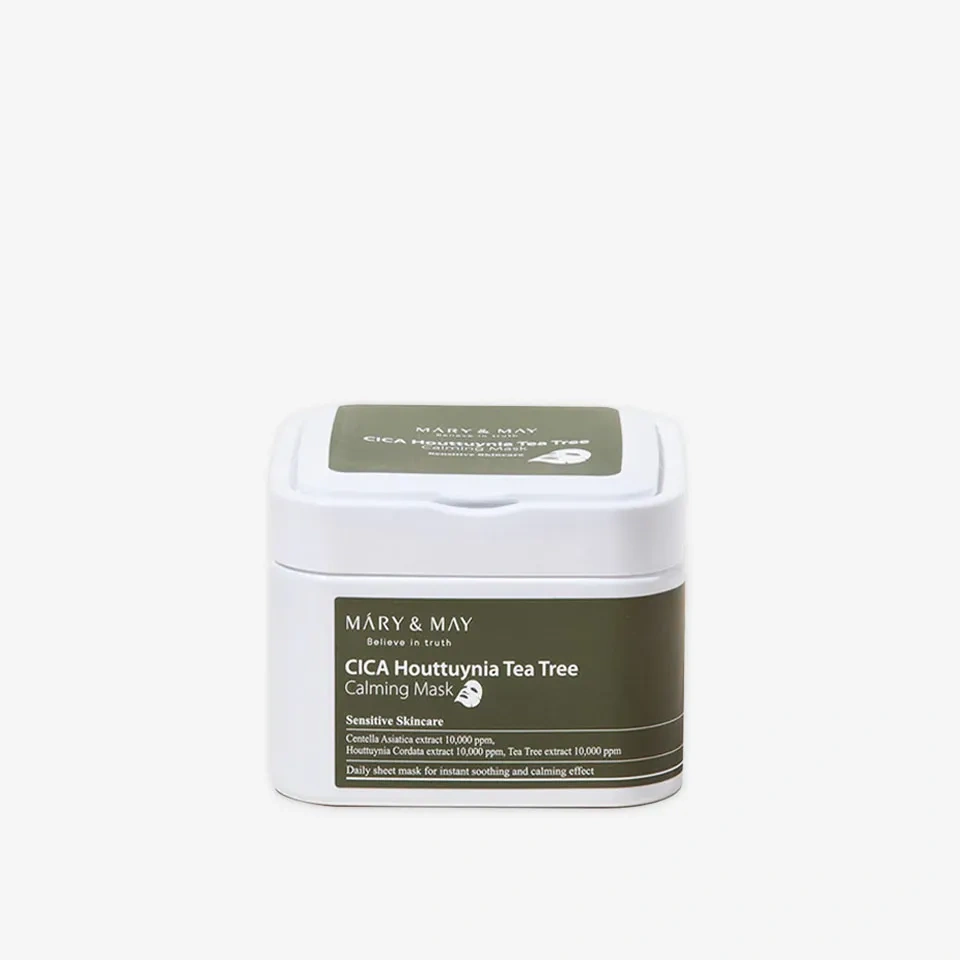 cica houttuynia tea tree calming mask