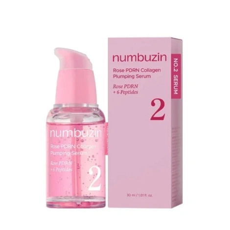 numbuzinno no 2 rose pdrn plumping serum