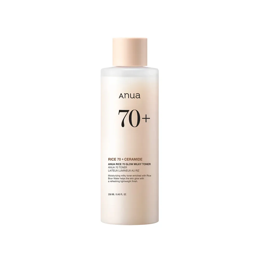 anua rice glow milky toner