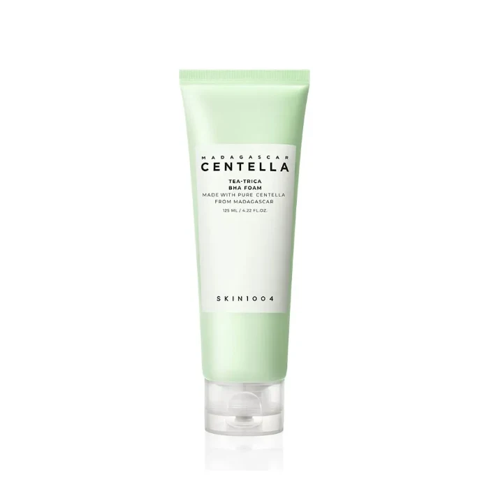 skin1004 centella tea trica bha foam