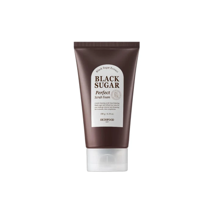 black sugar scrub foam
