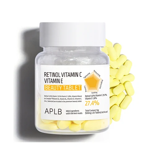 retinol vitamin c beauty tablet