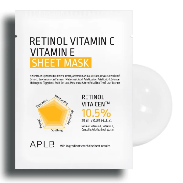 retinol vitamin c sheet mask