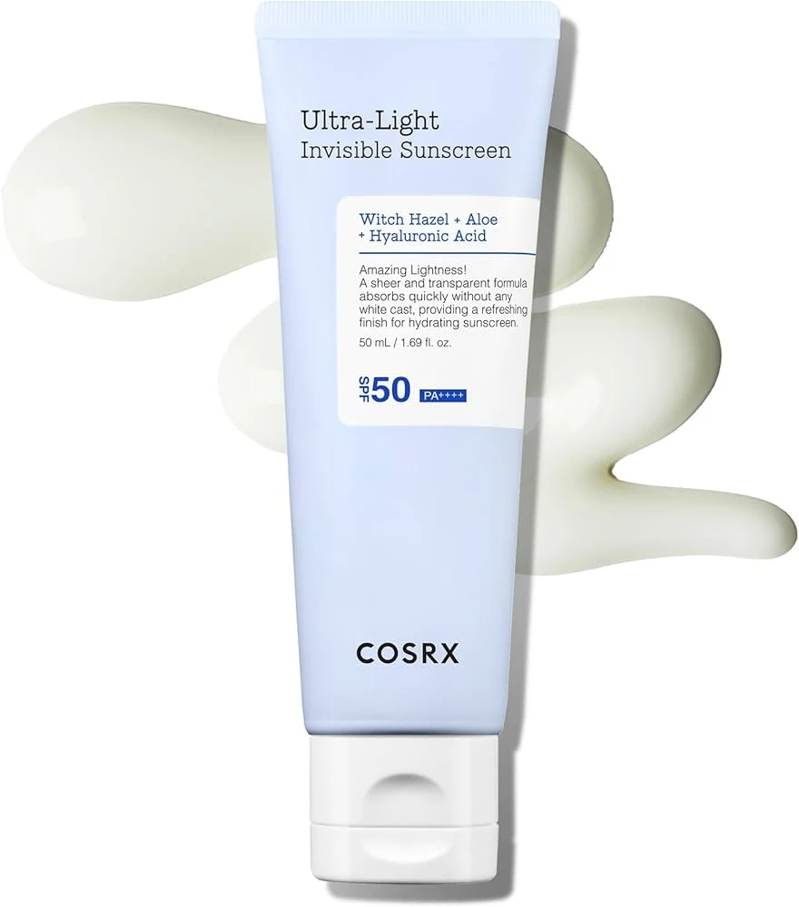 cosrx light invisible sunscreen