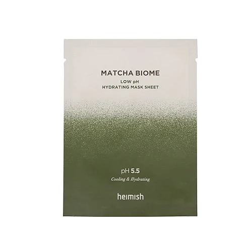 heimish matcha biome mask sheet