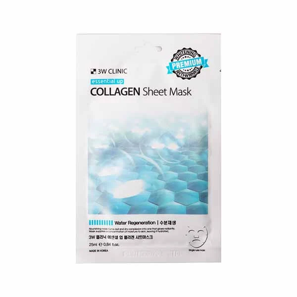 3w clinic collagen sheet mask
