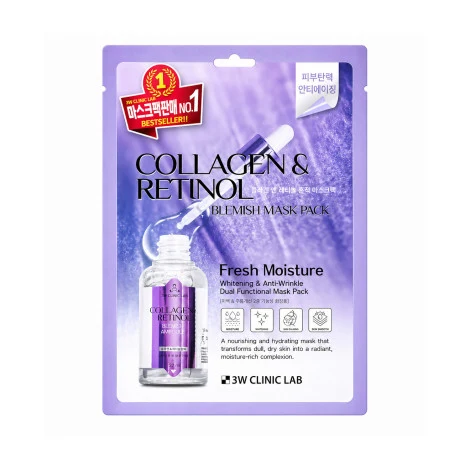 collagen & retinol mask pack